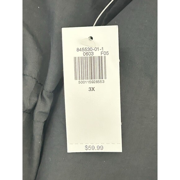 Old Navy Active Unisex 3X Black Hooded Windbreaker NWT - Picture 7 of 10